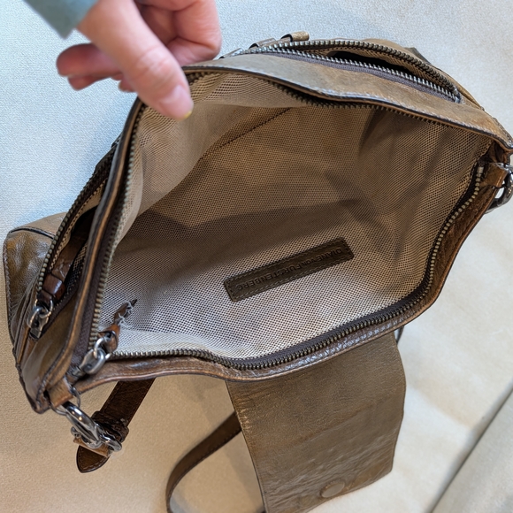 Diane Von Furstenburg Leather Crossbody Bag - Brown - Picture 3 of 4